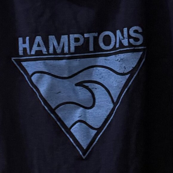 SoulCycle Hamptons Dark Blue Tank Top | Size M | Distressed Light Blue Image - Picture 3 of 6